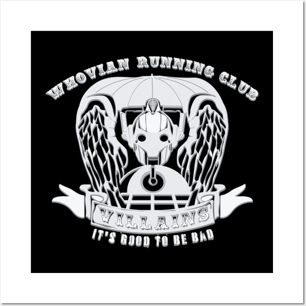 Whovian Running Club Villains Wall Art by Fanthropy Running Clubs